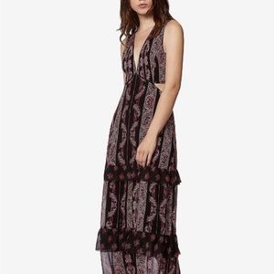 Avec Les Filles boho paisley maxi dress size 4
